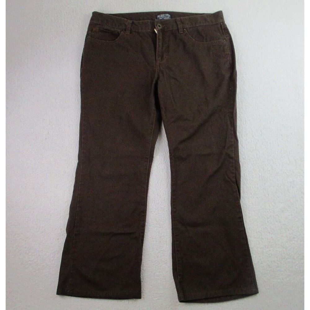 Polo Jeans Co Ralph Lauren Jeans Womens 12x30 Brown Denim Straight Leg Casual RL